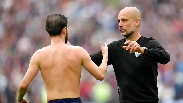 Manajer Manchester City, Pep Guardiola.