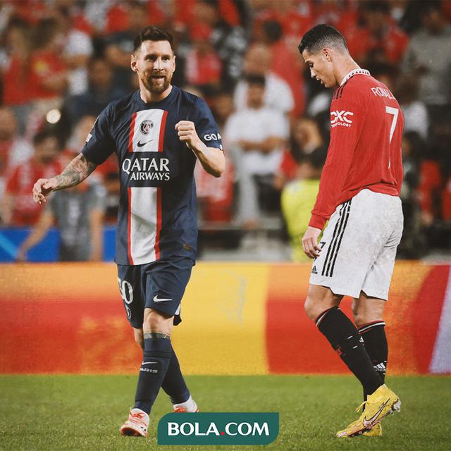 Ilustrasi - Lionel Messi Vs Cristiano Ronaldo