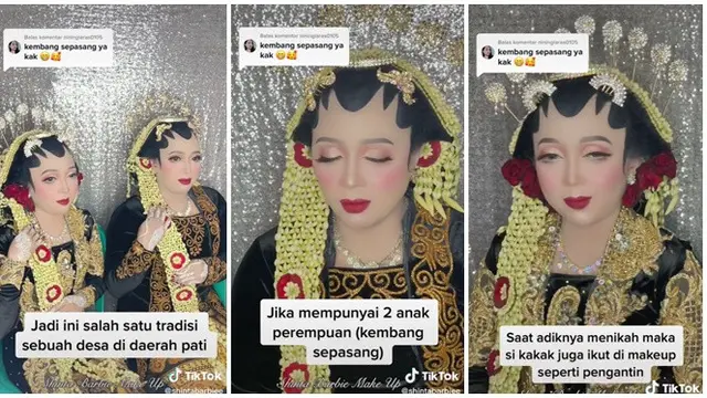Viral Tradisi Unik di Pati, Mempelai Pria Dikira Menikah dengan Dua Wanita Sekaligus