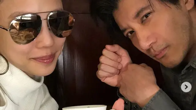 Pasangan Lee Jinglei dan Wang Leehom.