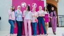 Tampilan inspirasi outfit buka puasa dari sederet artis ternama dengan koleksi Barbie x Ayu Lestari. Ada siapa saja? (Barbie x Ayu Lestari)