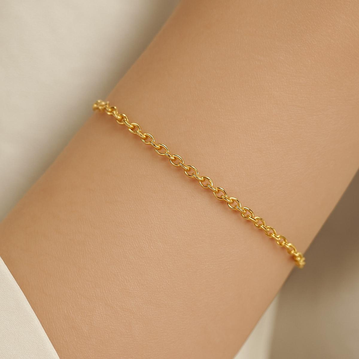 Gelang Rantai Kabel (Cable Chain Bracelet)