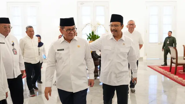 Gus Ipul Temui Gubernur DKI, Bahas Konsolidasi Data hingga Sekolah Rakyat
