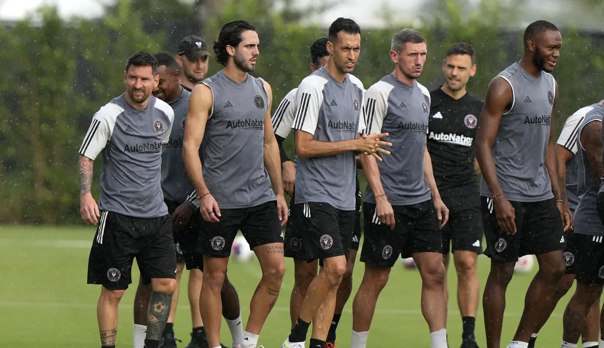 Inter Miami akan bertanding melawan Cruz Azul di Leagues Cup 2023. (AP Photo/Lynne Sladky)