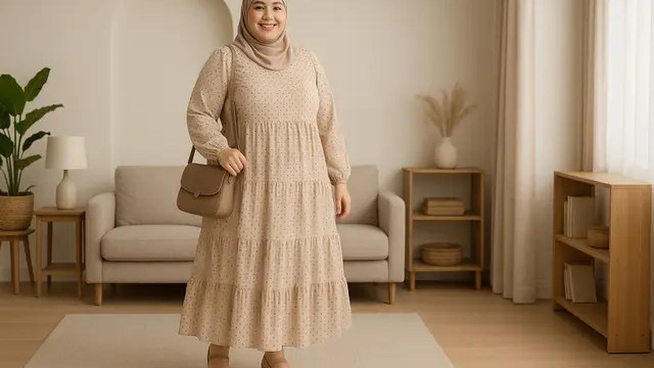Ibu-Ibu Gemuk Cocoknya Pakai Gamis Motif Apa? Ini Tips dan Cara Menyiasatinya
