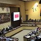 Suasana rapat kerja antara Komisi II DPR dengan Kementerian Sekretariat Negara di Kompleks Parlemen, Senayan, Jakarta, Selasa (28/1/2020). (Liputan6.com/Delvira Hutabarat)