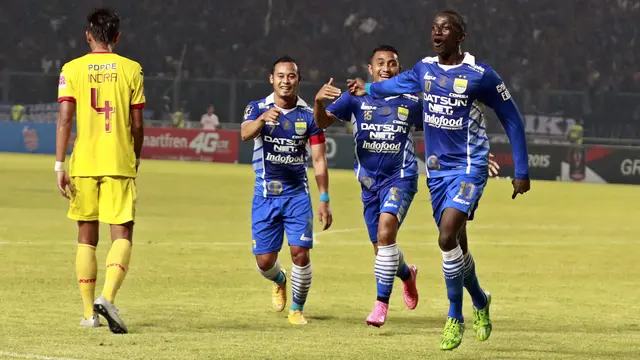 Makan Konate rayakan gol Persib Bandung (Liputan6)