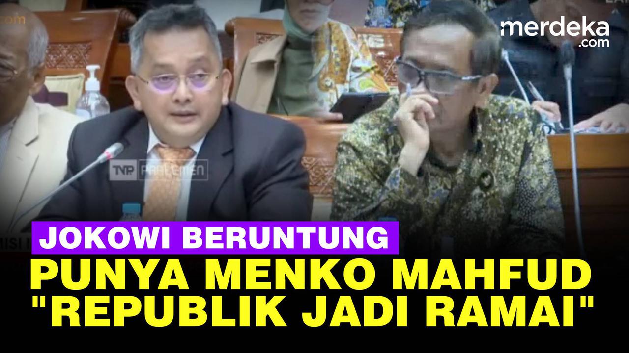 VIDEO: Anggota DPR Ketus Sebut Pak Mahfud Lagi Menari Supaya Ada yang Melamar