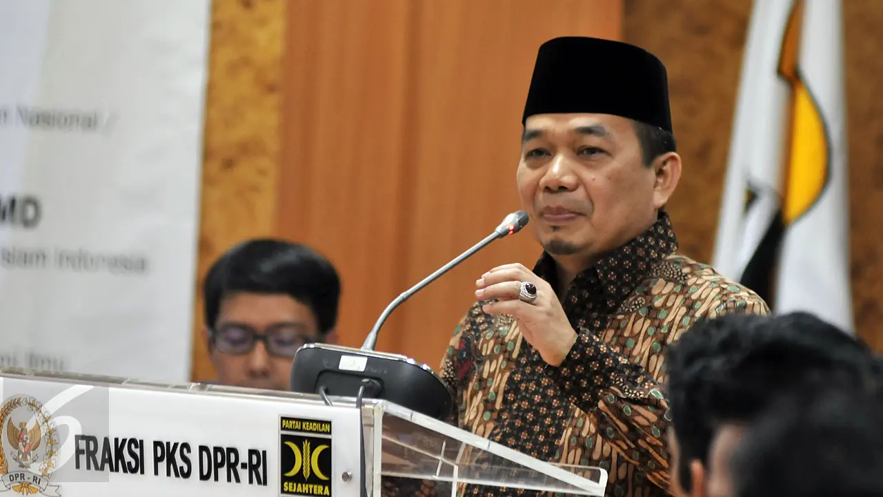 Ketua Fraksi Partai Keadilan Sejahtera (PKS) DPR, Jazuli Juwaini.