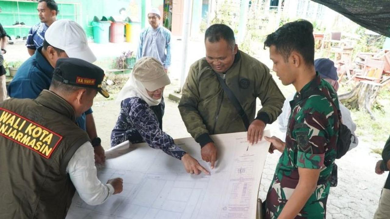 Pemkot Banjarmasin Ukur Ulang Batas Lahan Terdampak Program NUFReP Banjarmasin