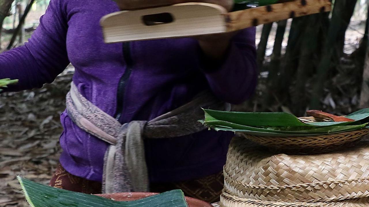 Sate Lilit, Loloh, Cemcem, Nasi Campur dan lainnya bisa dinikmati wisatawan di Pasar Pelipur Lara, Kabupaten Bangli, Bali.