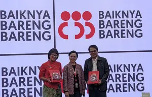 Tokoh-tokoh pemimpin perempuan UN Women Indonesia, aktivis kesetaraan, dan aktivis gerakan “laki-laki baru”. (Photo: Satria Aji Saputra)