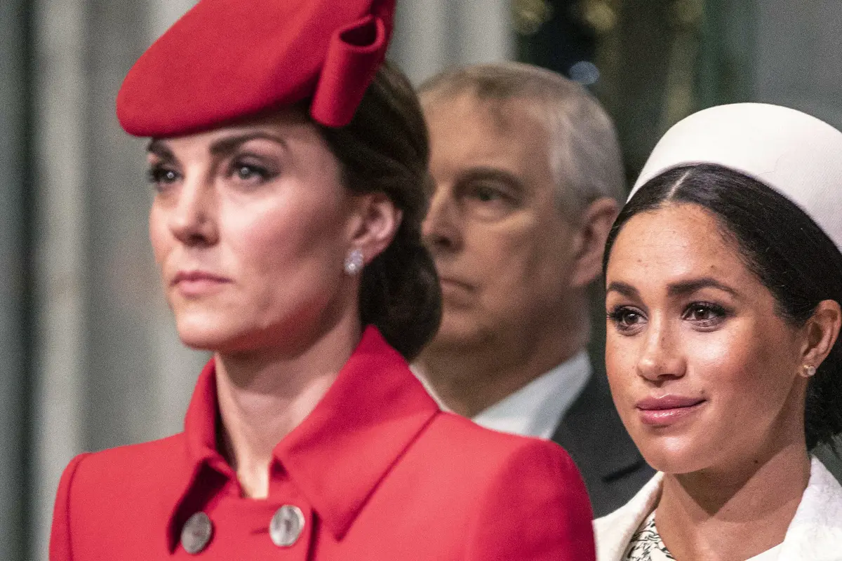 Meghan Markle dan Kate Middleton (Richard Pohle/Pool Photo via AP)