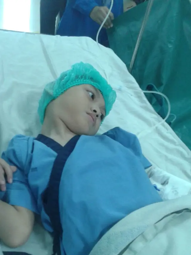 Gathan penyandang Cerebral Palsy