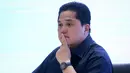 <p>Ketua Umum PSSI, Erick Thohir pada konferensi pers Keputusan Bersama Sarasehan Sepak Bola Indonesia yang berlangsung di GBK Arena, Jakarta, Minggu (05/03/2023). (Bola.com/Bagaskara Lazuardi)</p>