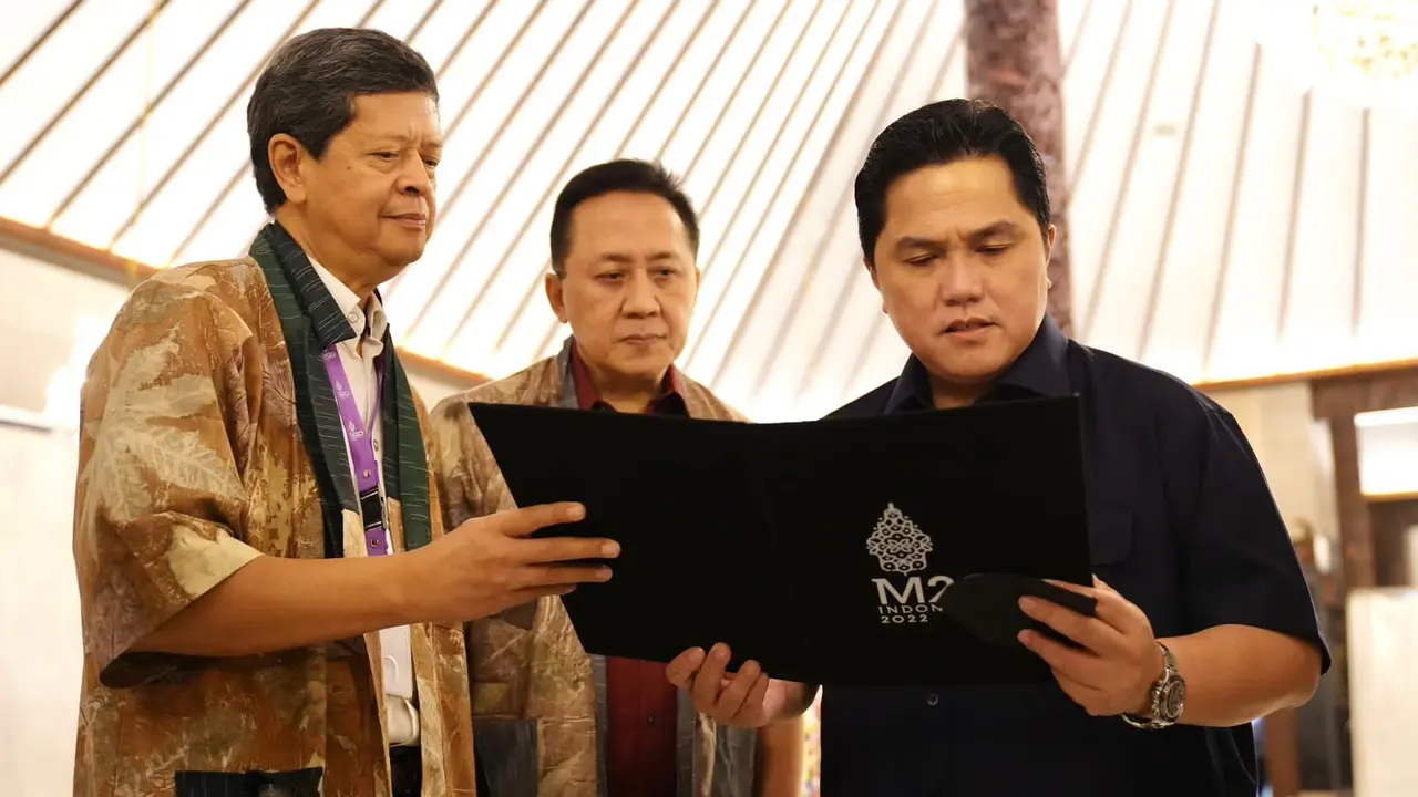 Menteri BUMN Erick Thohir mengapresiasi digelarnya gerakan antara musisi dunia yang tergabung dalam Music 20 (M-20)