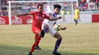 Duel Persis vs Persita di Stadion Wilis, Madiun, Senin (30/7/2018). (Bola.com/Ronald Seger Prabowo)