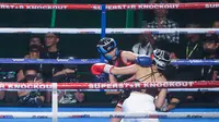 Superstar Knockout Vol. 3: Pesepak Bola Timnas Indonesia Sabreena Dressler Kalahkan Model Liyan Zef di Ring Tinju