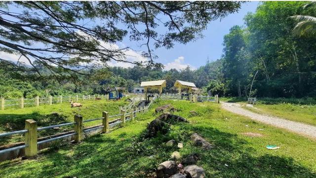 Bendungan Lawe Harum di kaki Gunung Perkison, Kutacane