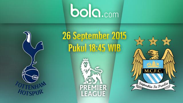 Tottenham Hotspur vs Manchester City (Bola.com/Samsul Hadi)
