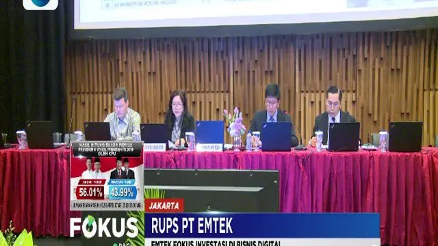 Emtek Tengah Fokus Lakukan Investasi di Berbagai Lini