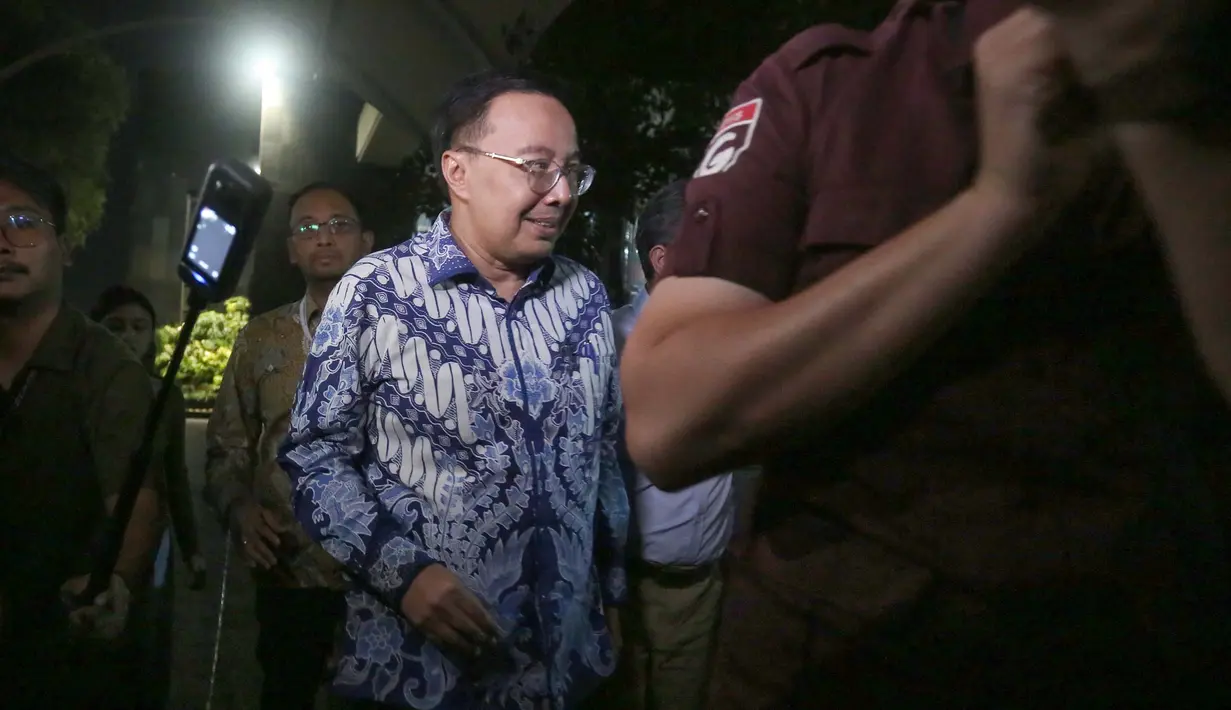 Anggota V Badan Pemeriksa Keuangan (BPK) RI Bobby Adhityo Rizaldi seusai menjalani pemeriksaan di Gedung Merah Putih KPK, Jakarta, Kamis, 16/07/2026. (KLY/Arie Basuki)