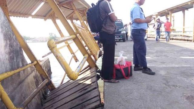 Dermaga I Pelabuhan Kalianget Sumenep Dibiarkan Rusak Bertahun