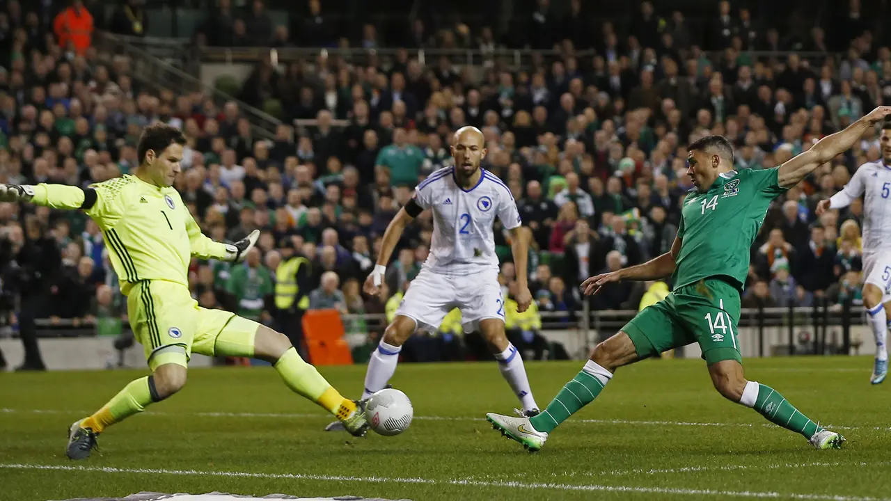Republik Irlandia Vs Bosnia Herzegovina (Liputan6.com)
