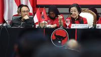 Ketua Umum DPP PDI Perjuangan, Megawati Soekarnoputri memberikan pengarahan di acara Pengarahan Kepala Daerah PDIP yang terpilih di Pilkada 2024, yang dilaksanakan di Sekolah Partai, Lenteng Agung, Jakarta Selatan, pada Rabu (19/2/2025). (Foto: Dokumentasi Tim Media PDIP).
