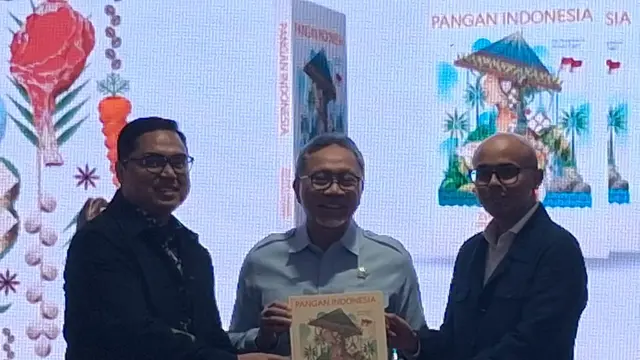 Acara Peluncuran buku Pangan Indonesia yang ditulis oleh Zulkifli Hasan dan Dirgayuza Setiawan, di JCC, Jumat (4/9/2026). (Foto: istimewa)