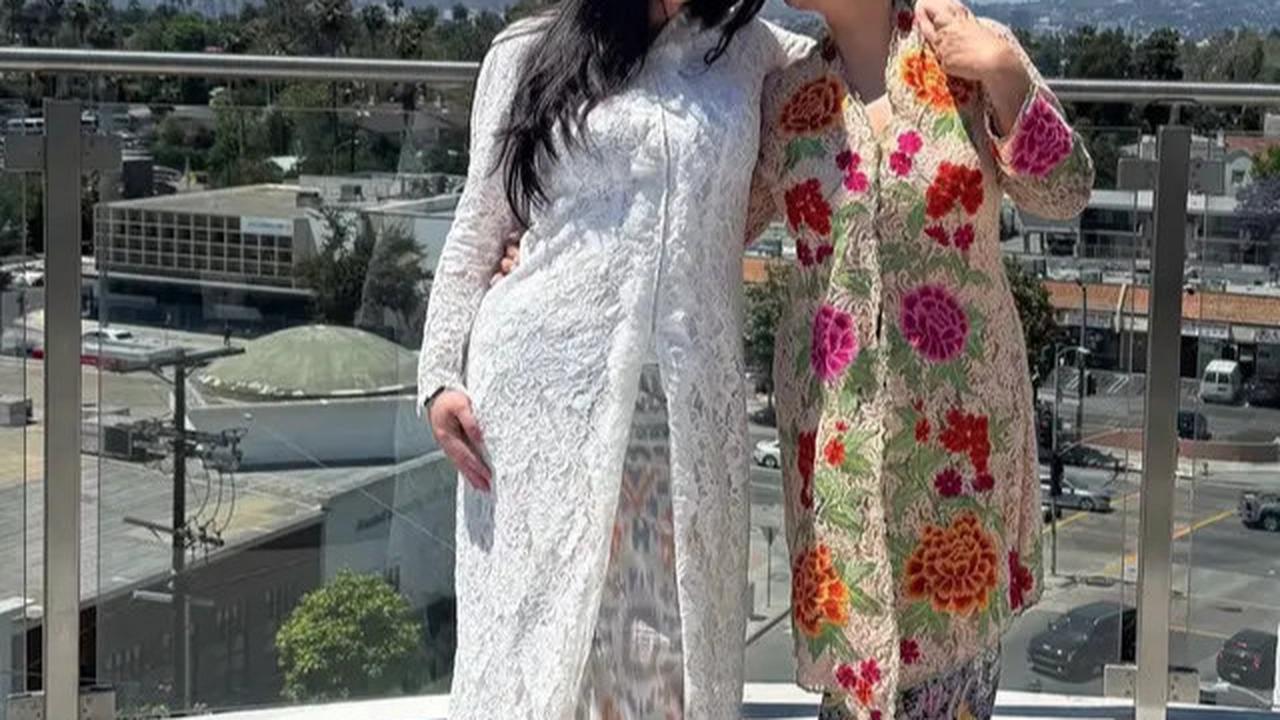 9 Potret Stephanie Poetri Resmi Menikah di AS, Keluarga Titi DJ Pakai Gaun Unik