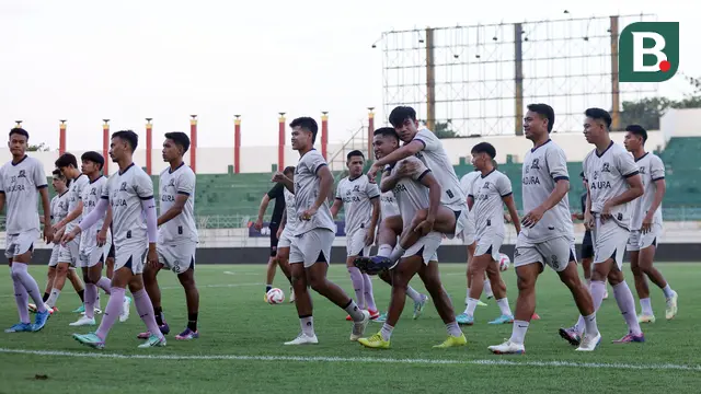 Foto: Rileks saat Official Training, Madura United Optimis Mampu Comeback Atasi Persib pada Leg Kedua Final BRI Liga 1 2023/2024