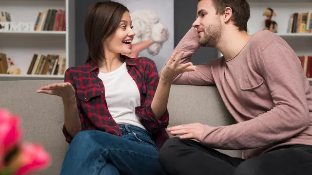 Couple Talking