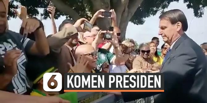 VIDEO: Presiden Brasil Sebut Jurnalis Berwajah Homoseksual