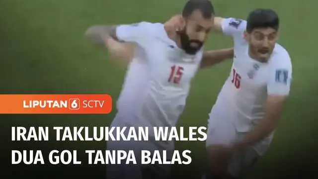 Walau sempat dicukur Inggris, Iran mampu bangkit dan menaklukkan Wales 2 gol tanpa balas. Gol tercipta di injury time babak kedua, setelah kiper Wales mendapat kartu merah.
