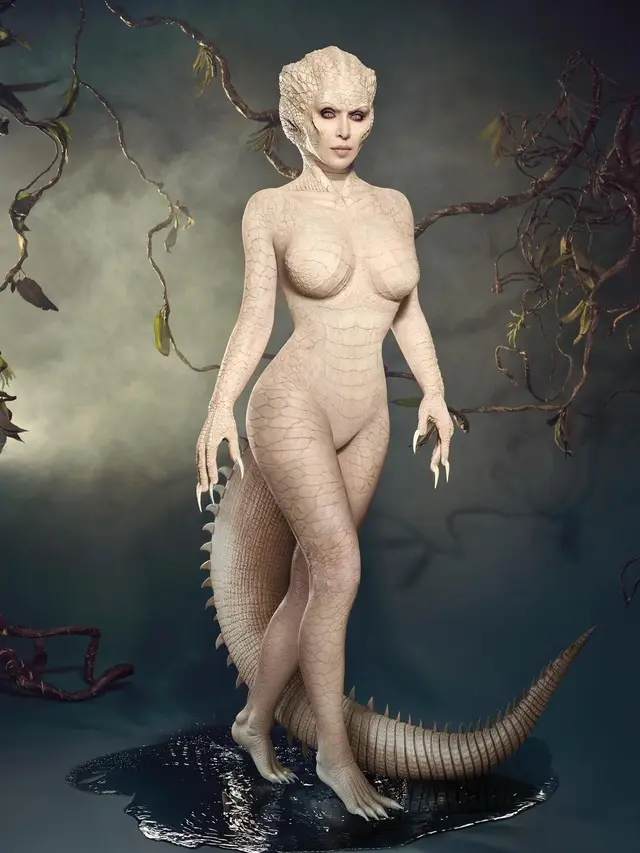 8 Gaya Totalitas dan Terunik Selebriti Mancanegara Rayakan Halloween, Kim Kardashian Jadi Buaya Albino hingga Heidi Klum ala Alien