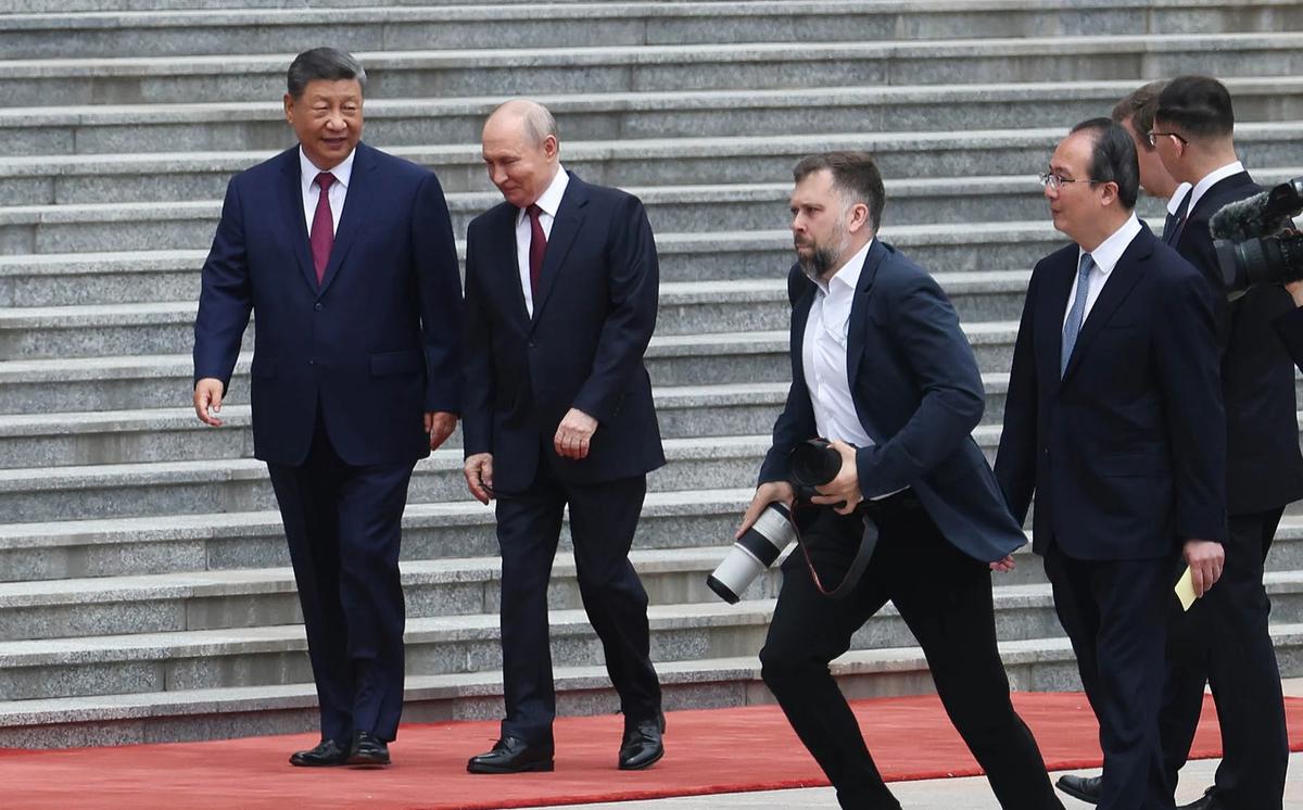 FOTO: Pertemuan Xi Jinping dan Vladimir Putin Perkuat Arah Kerja Sama Strategis China Rusia