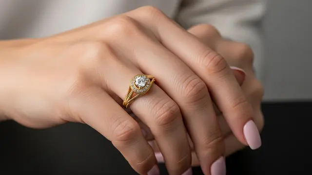 Model Cincin Emas 24 Karat 5 Gram Motif Emas London/Ilustrasi Gemini AI