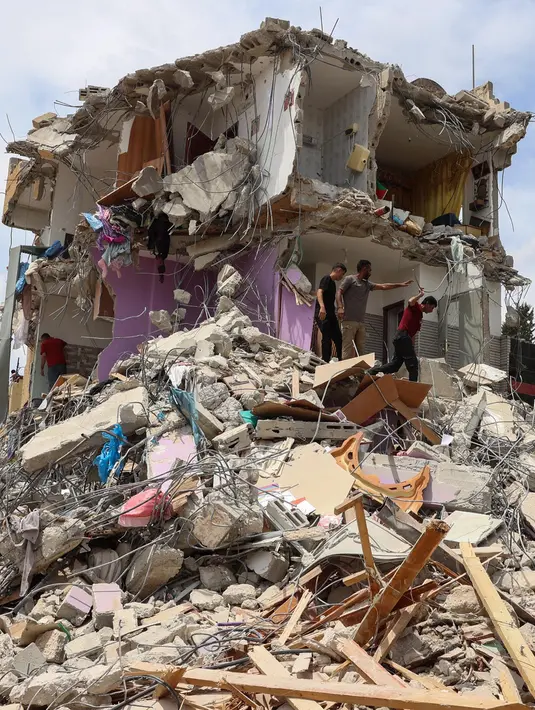 Sementara itu, Kementerian Kesehatan di Gaza pada Kamis 15 Mei 2025 menginformasikan bahwa setidaknya 53.010 warga Palestina menjadi korban tewas sejak memanasnya situasi pada 7 Oktober 2023. (Zain JAAFAR/AFP)