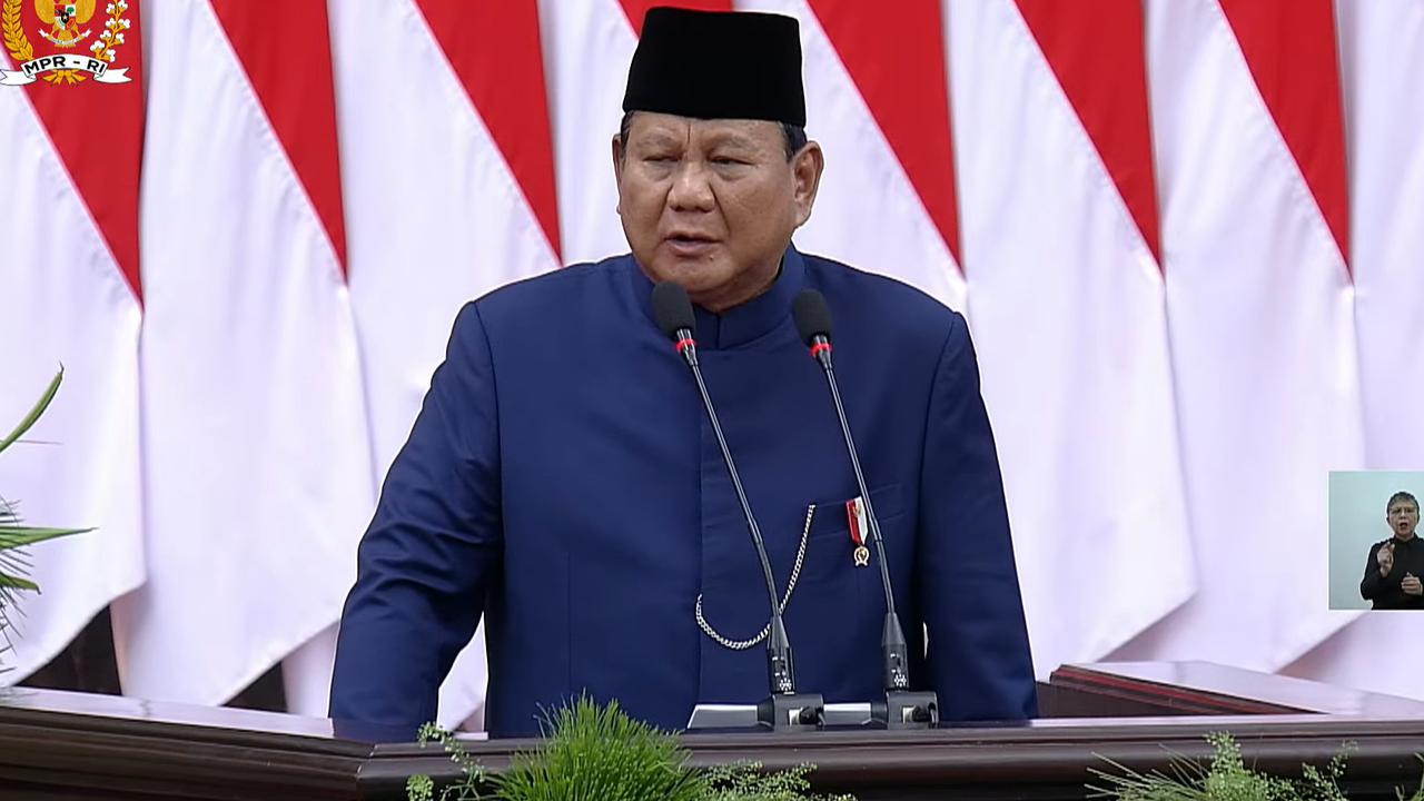 Pidato Perdana Sebagai Presiden, Prabowo Singgung Masih Marak Korupsi dan Kolusi di Indonesia