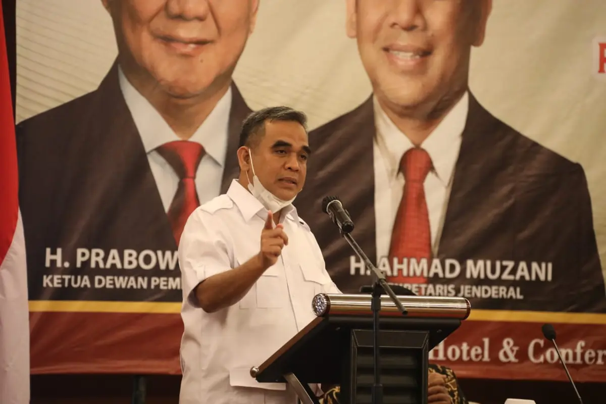 Sekjen DPP Partai Gerindra, Ahmad Muzani