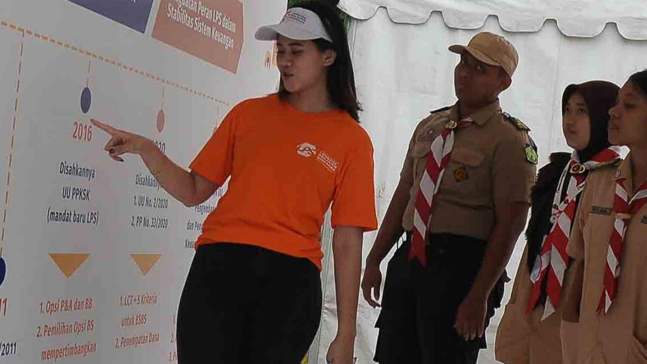 Sebanyak 25.000 anggota Pramuka ikut peringatan Hari Indonesia Menabung.