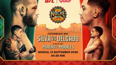Live Streaming Noche UFC - Silva vs Delgado: Duel Sengit dari Kelas Featherweight di Vidio