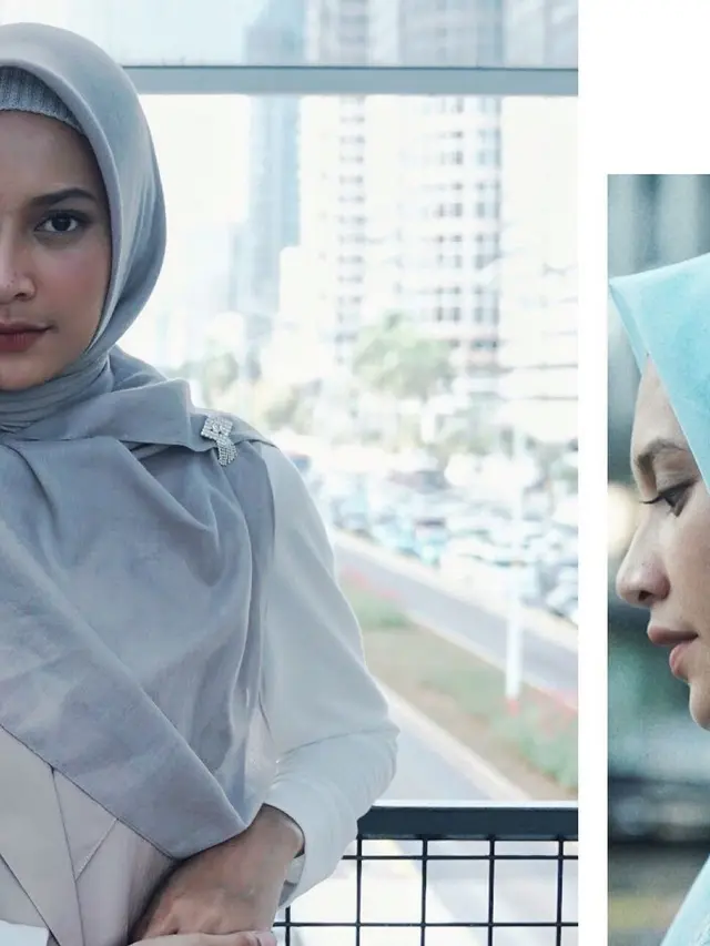 6 Gaya Berhijab Indah Permatasari, Pemeran Nayla di Sinetron Pesantren Rock N' Dut