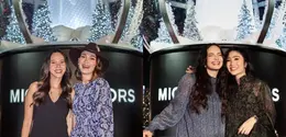 Sederet selebriti Tanah Air sambut Snow Globe ikonik Michael Kors dalam balutan Holiday Glam Look. Luna Maya, Febby Rastanty, hingga Enzy Storia tampilkan outfit liburan yang casual glam. Penasaran seperti apa potretnya [@delladartyan @enzystoria]
