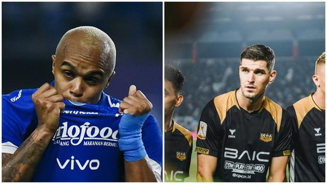 Persib Bandung dan Dewa United.