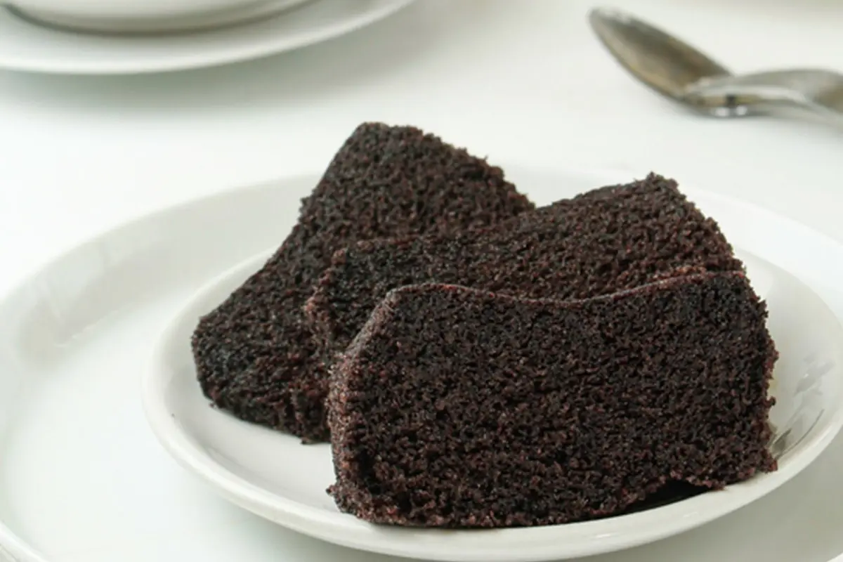 bolu kukus ketan hitam lembut