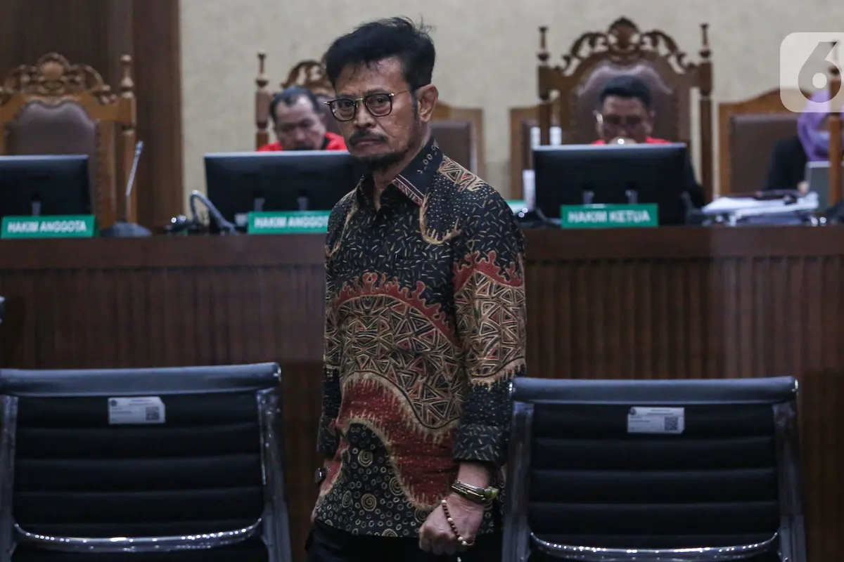 Raut Wajah Syahrul Yasin Limpo usai Divonis 10 Tahun Penjara