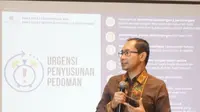 Judha Nugraha pada Focus Group Discussion (FGD) Penghapusan Mandatory Death Penalty Malaysia yang digelar Kemlu RI.di Yogyakarta, 21 September 2023. (Dok Kemlu RI)