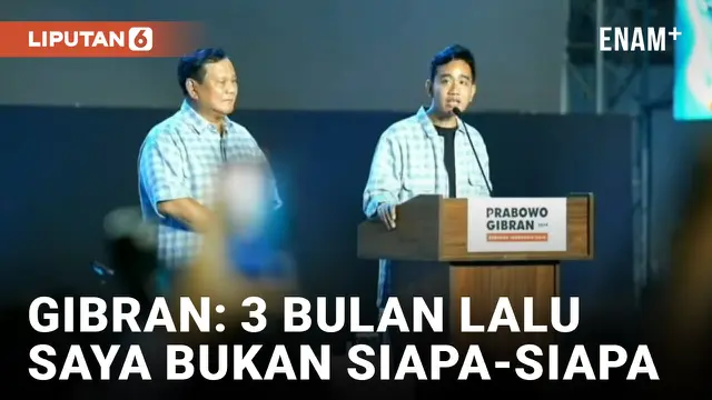 VIDEO: Pidato Kemenangan Pilpres 2024, Gibran Berterima Kasih dan Minta Maaf ke Pendukung
